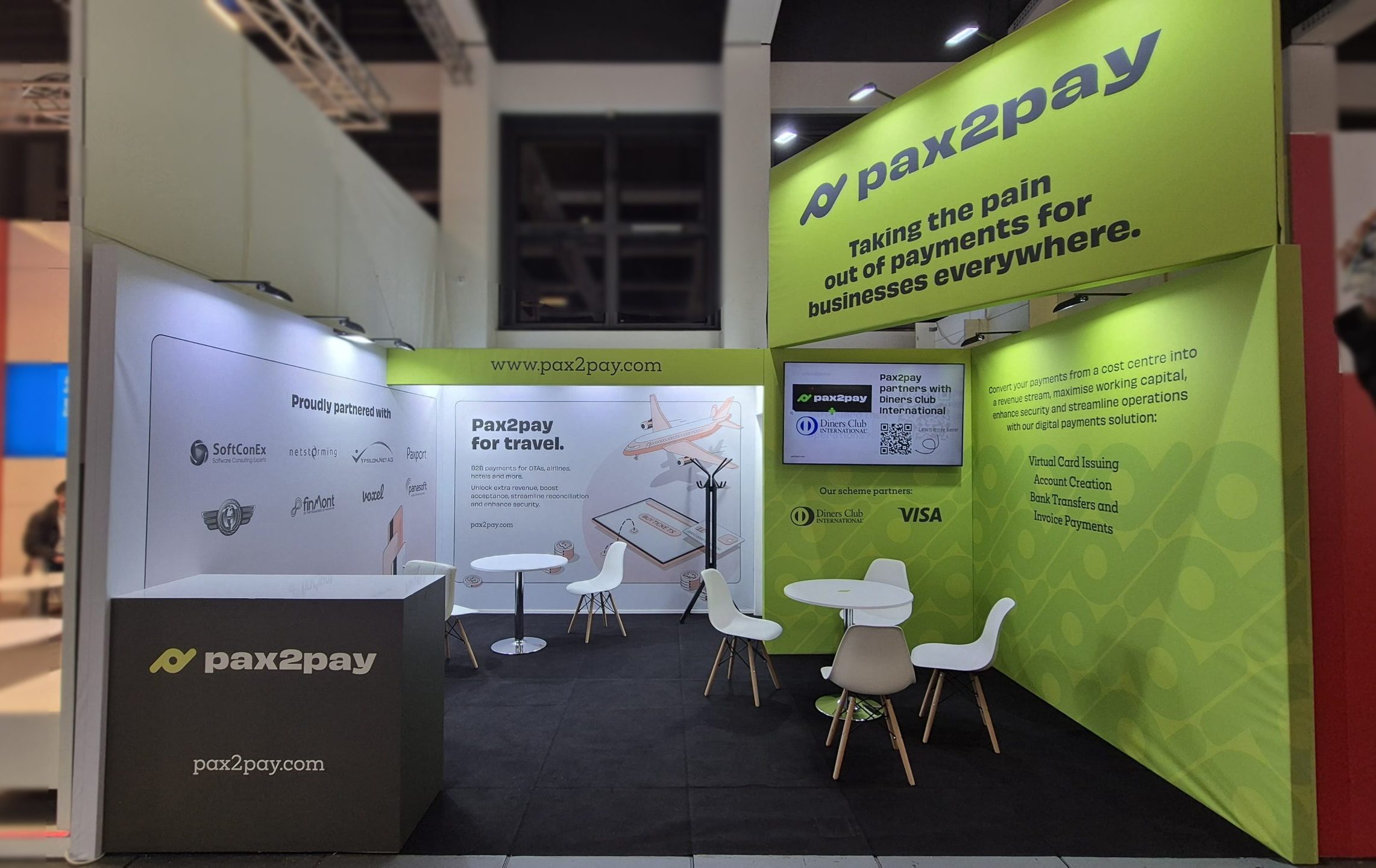 Pax2Pay booth at ITB